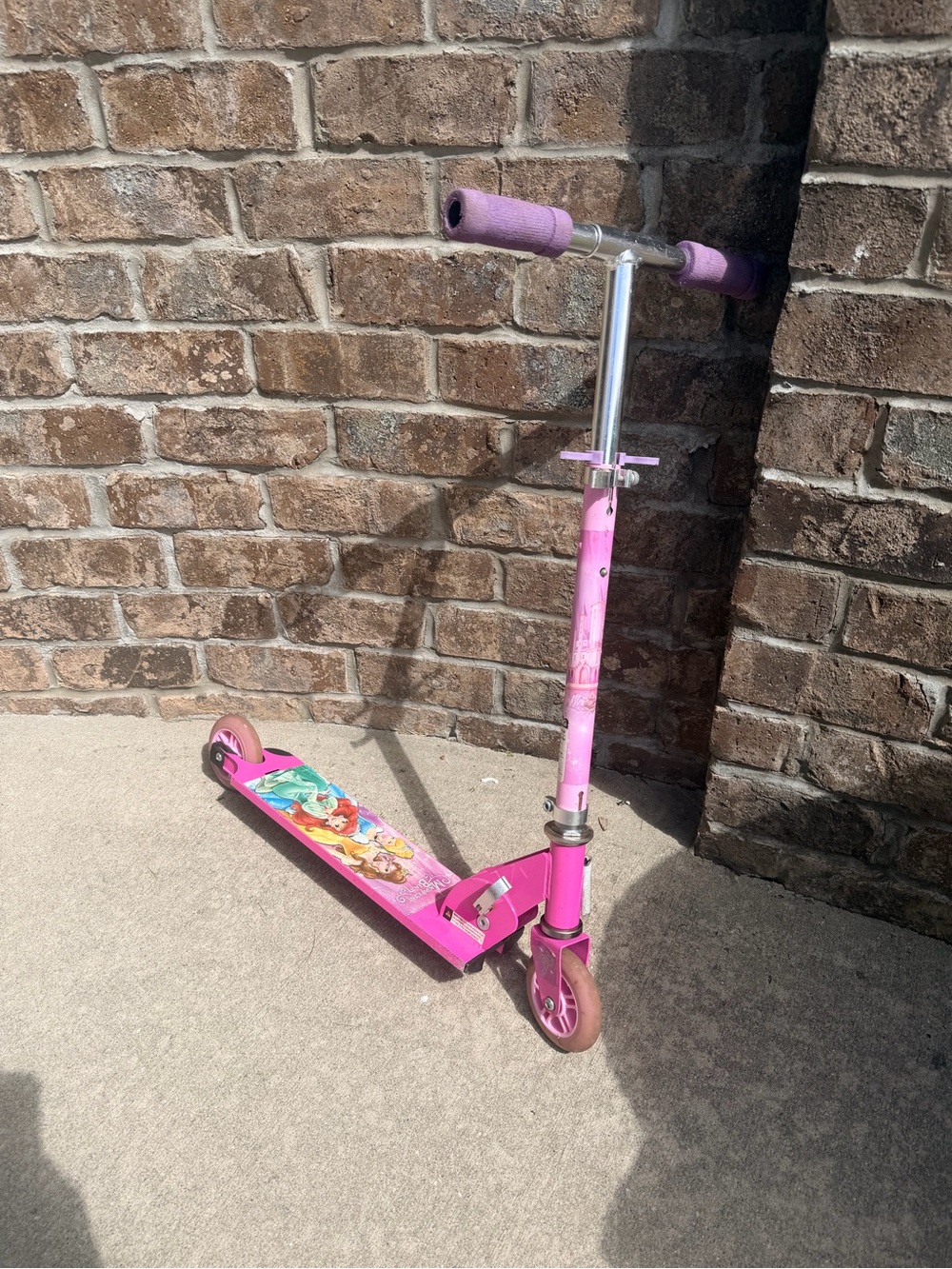 Pink Disney Princess Kids Kick Scooter